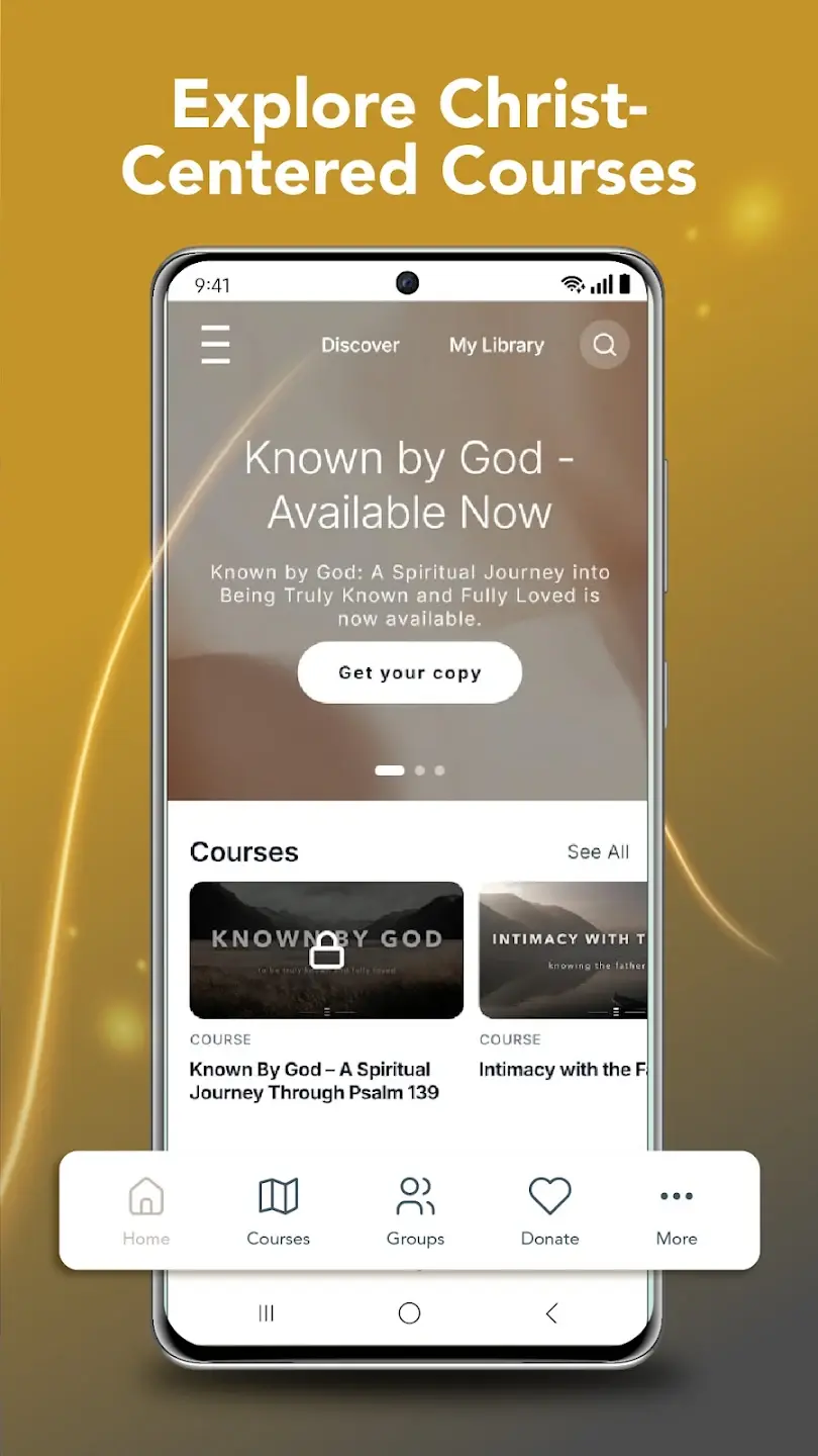 Explore Christ-centered courses in the EOC app